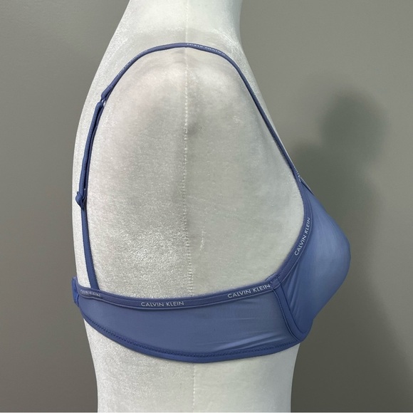 Calvin Klein Sheer Marquisette Lace Unlined Demi Bra - Picture 5 of 9